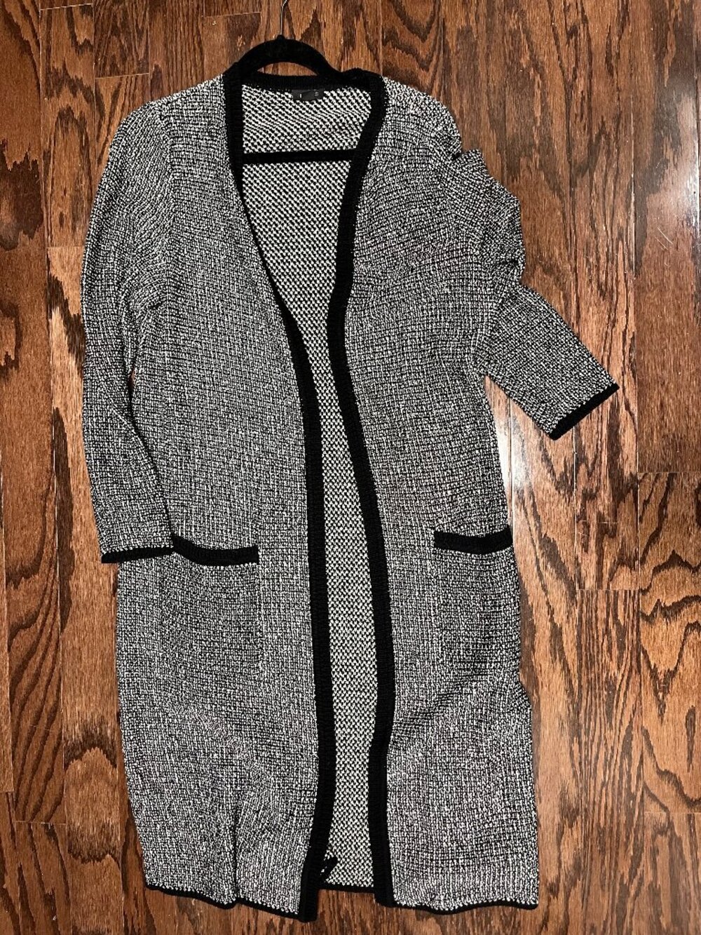 J. JILL Wearever Collection Tweed Duster/Cardigan - M